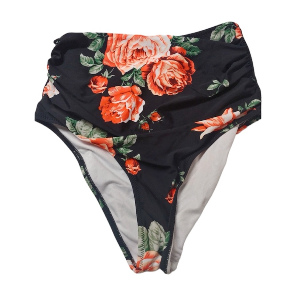 B2G1 FREE! Cupshe High Waisted Floral Bikini Bottoms